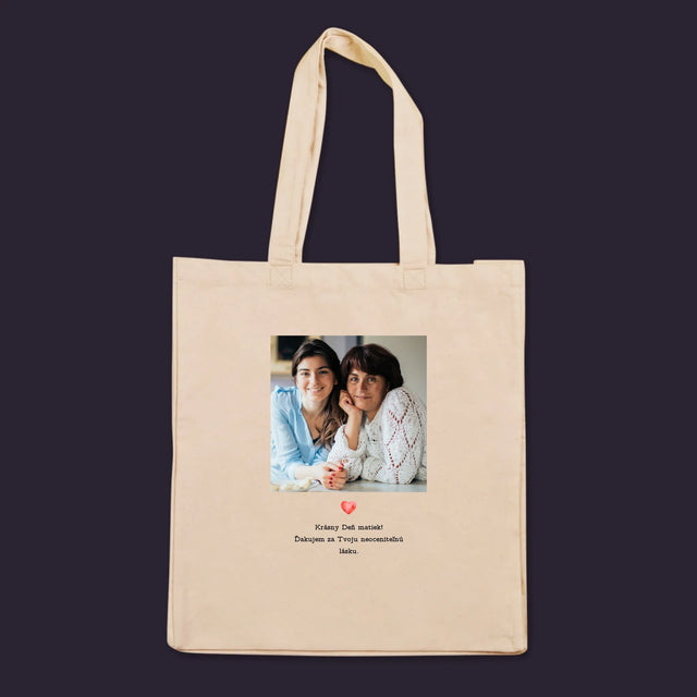 Fotografia A Podpis: Pohľadnica Pre Mamu - Plátená Taška