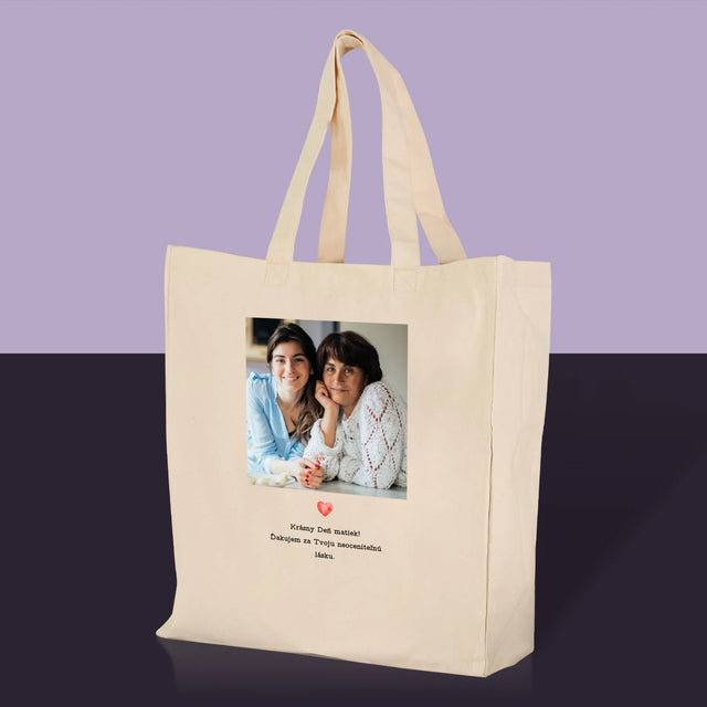 Fotografia A Podpis: Pohľadnica Pre Mamu - Plátená Taška
