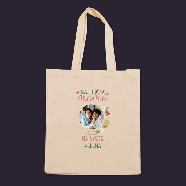 Fotografia A Podpis: Najlepšia Mama Svet - Plátená Taška