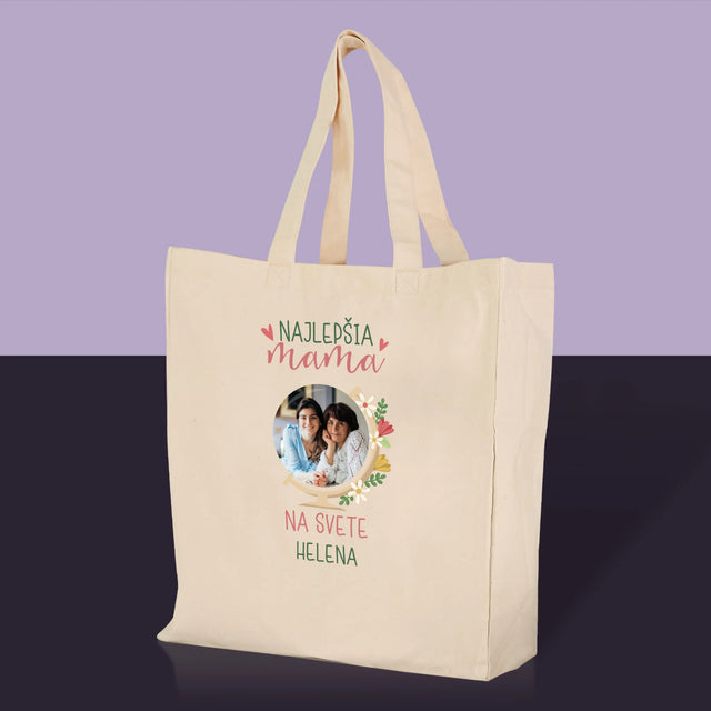 Fotografia A Podpis: Najlepšia Mama Svet - Plátená Taška