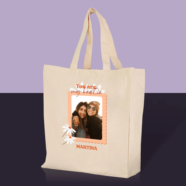 Fotokoláž: Fotografia Besties - Plátená Taška