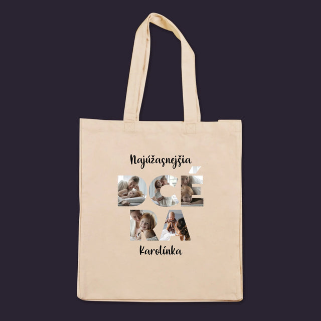 Slovo Z Fotografií: Dcéra Z Tvojich Fotografií - Plátená Taška