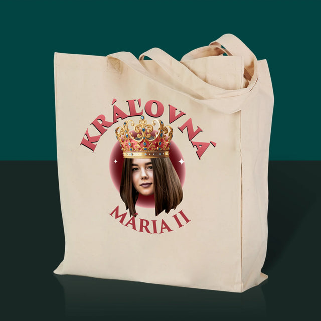 Fotografia A Podpis: Kráľovná Fotografia - Plátená Taška