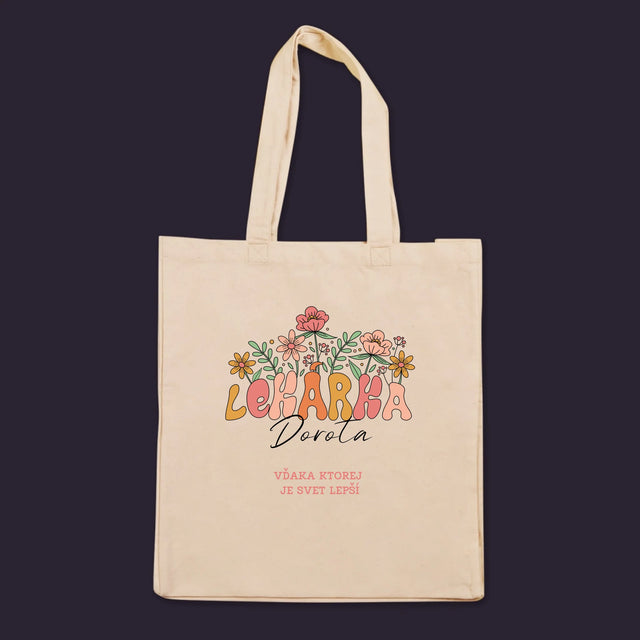 Meno A Podpis: Lekárka - Plátená Taška