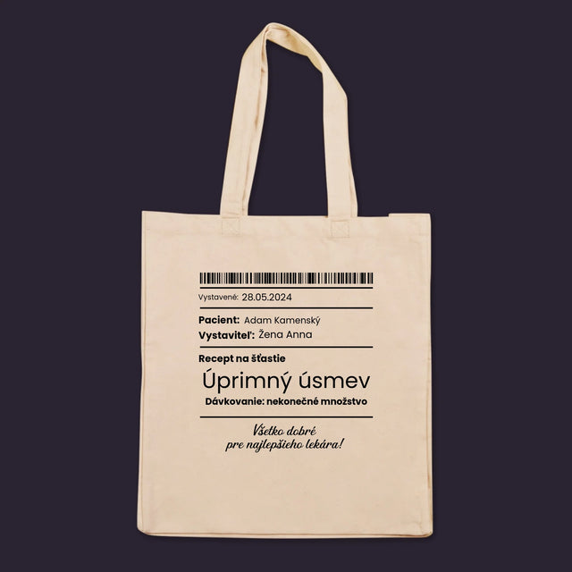 Meno A Podpis: Recept Na Šťastie - Plátená Taška