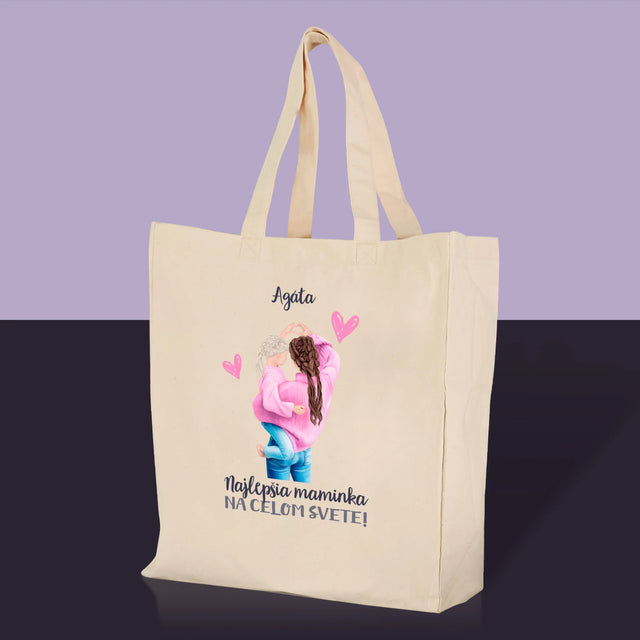 Tvorenie Postavy: Najlepšia Maminka Na Svete - Plátená Taška