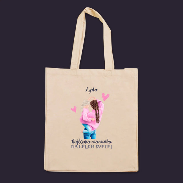 Tvorenie Postavy: Najlepšia Maminka Na Svete - Plátená Taška