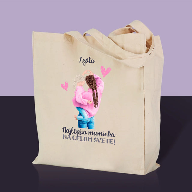 Tvorenie Postavy: Najlepšia Maminka Na Svete - Plátená Taška