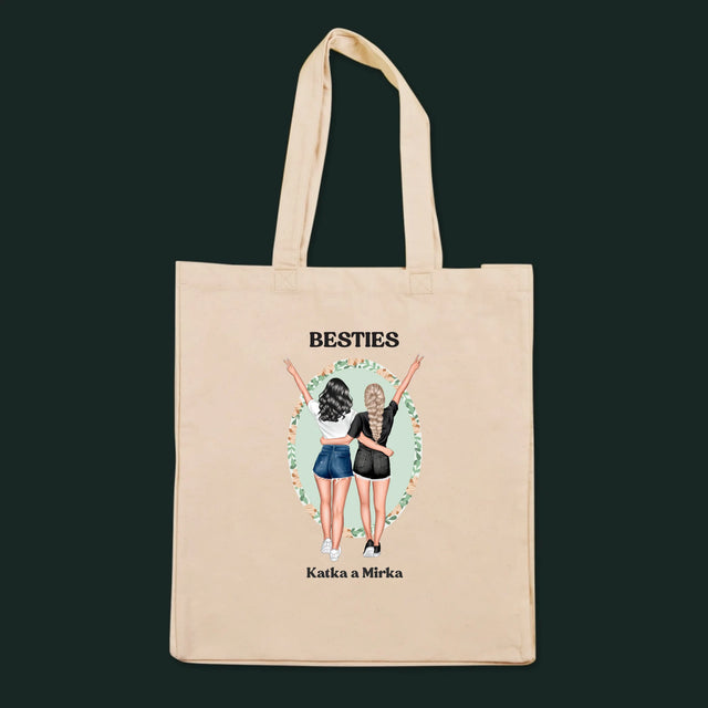 Tvorenie Postavy: Best Friends - Plátená Taška