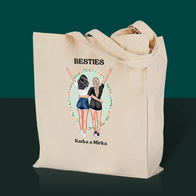 Tvorenie Postavy: Best Friends - Plátená Taška