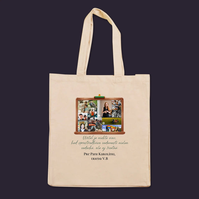 Tvar Z Fotografií: Učiteľ Je Niekto Viac - Plátená Taška
