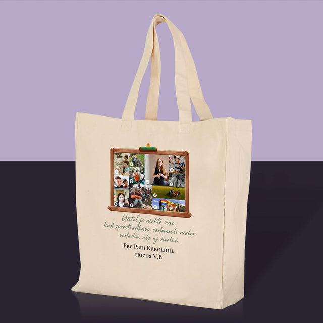 Tvar Z Fotografií: Učiteľ Je Niekto Viac - Plátená Taška