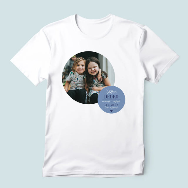 Fotokoláž: Milovaný Dedko - Pánske Tričko