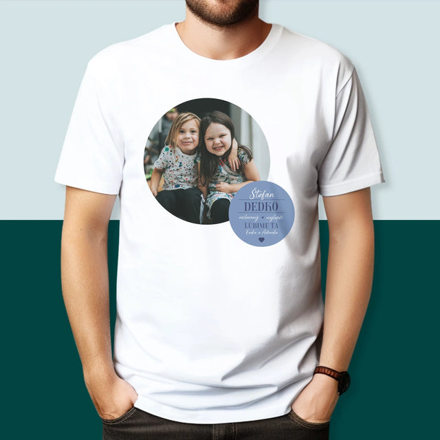 Fotokoláž: Milovaný Dedko - Pánske Tričko
