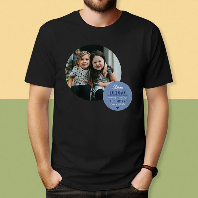 Fotokoláž: Milovaný Dedko - Pánske Tričko