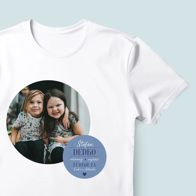 Fotokoláž: Milovaný Dedko - Pánske Tričko