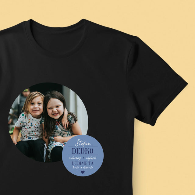 Fotokoláž: Milovaný Dedko - Pánske Tričko