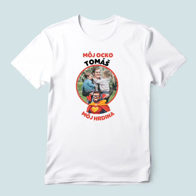 Fotografia A Podpis: Ocko Môj Hrdina - Pánske Tričko
