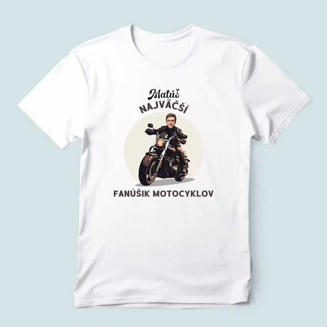 Tvoja Postava: Fanúšik Motocyklov - Pánske Tričko