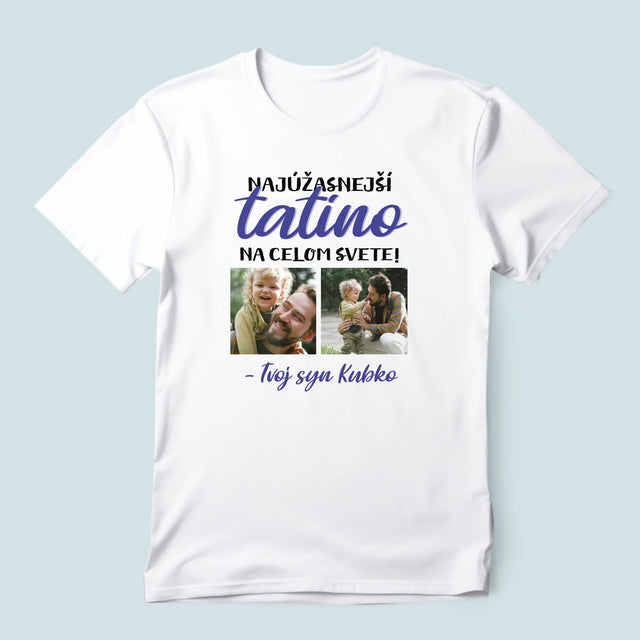 Fotokoláž: Tatino - Pánske Tričko