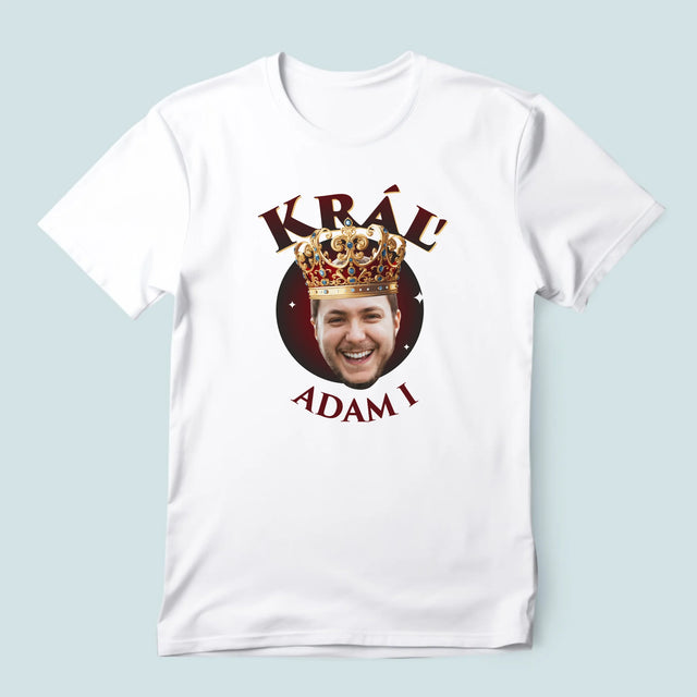 Fotografia A Podpis: Kráľ Fotografia - Pánske Tričko