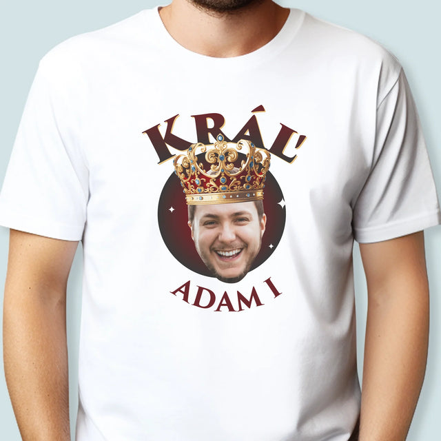 Fotografia A Podpis: Kráľ Fotografia - Pánske Tričko