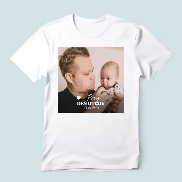 Fotografia A Podpis: Prvý Deň Otcov - Pánske Tričko