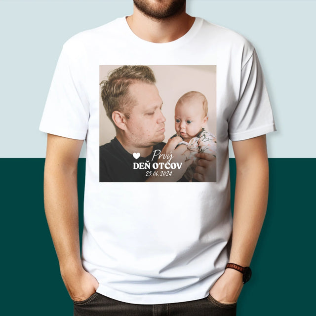 Fotografia A Podpis: Prvý Deň Otcov - Pánske Tričko
