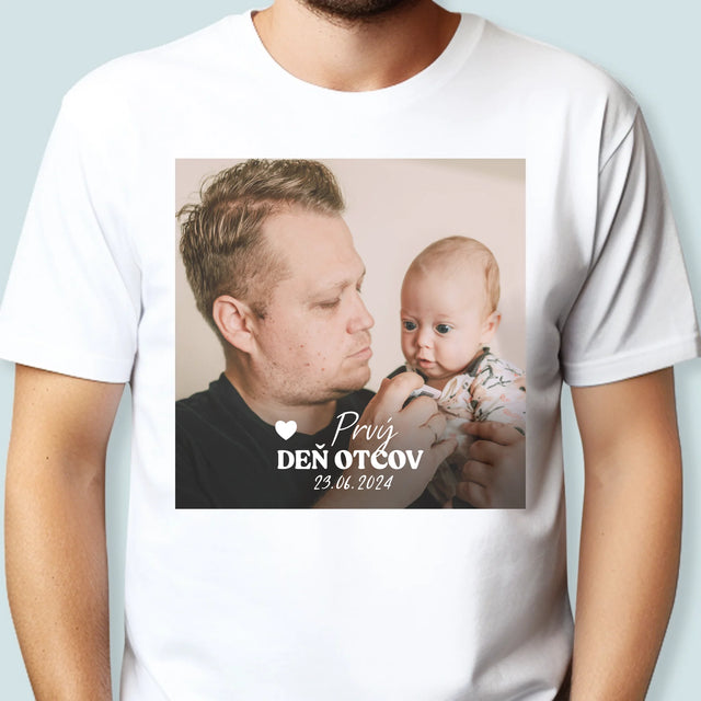 Fotografia A Podpis: Prvý Deň Otcov - Pánske Tričko
