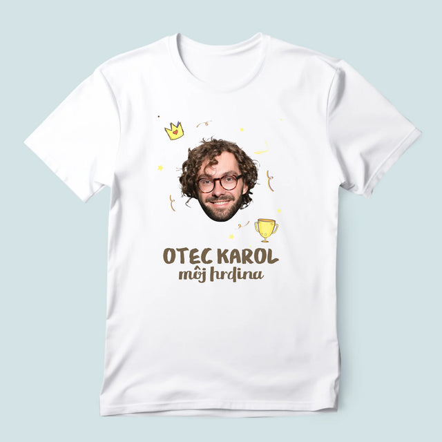 Fotografia A Podpis: Hrdina Otec - Pánske Tričko