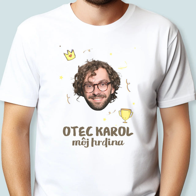 Fotografia A Podpis: Hrdina Otec - Pánske Tričko