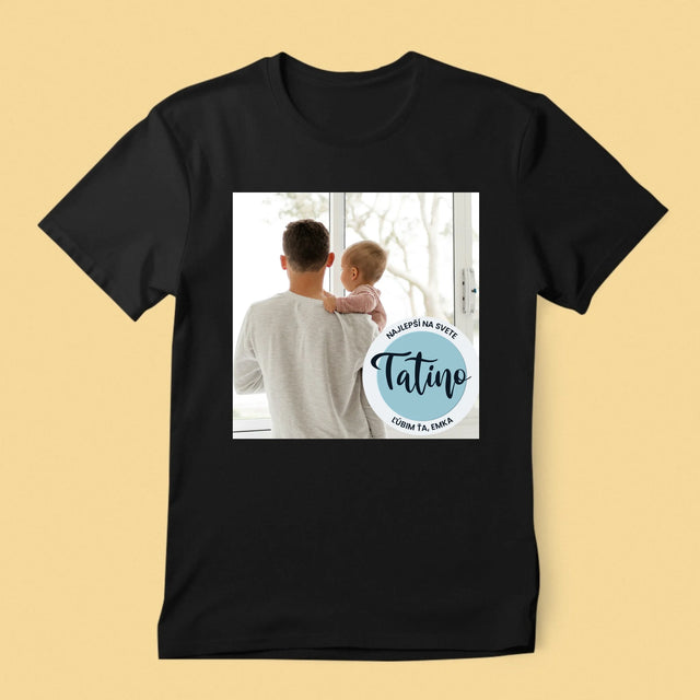 Fotografia A Podpis: Najlepší Tatino Na Svete - Pánske Tričko