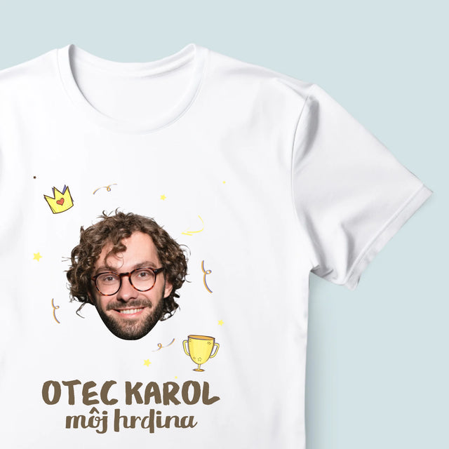 Fotografia A Podpis: Hrdina Otec - Pánske Tričko