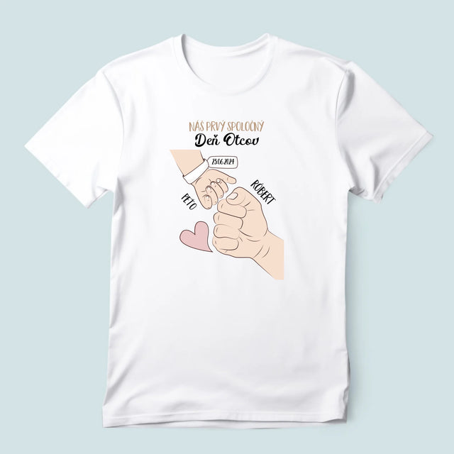 Meno A Podpis: Prvý Spoločný Deň Otcov - Pánske Tričko
