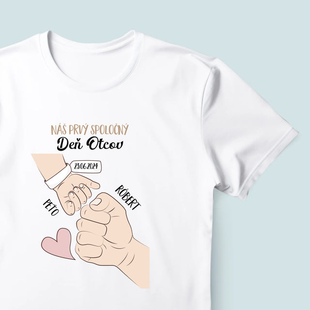 Meno A Podpis: Prvý Spoločný Deň Otcov - Pánske Tričko