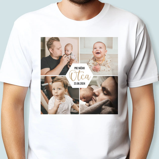 Fotokoláž: Pre Nášho Otca - Pánske Tričko