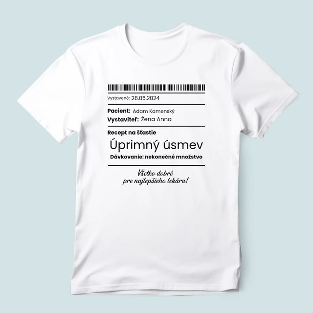 Meno A Podpis: Recept Na Šťastie - Pánske Tričko