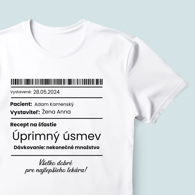 Meno A Podpis: Recept Na Šťastie - Pánske Tričko