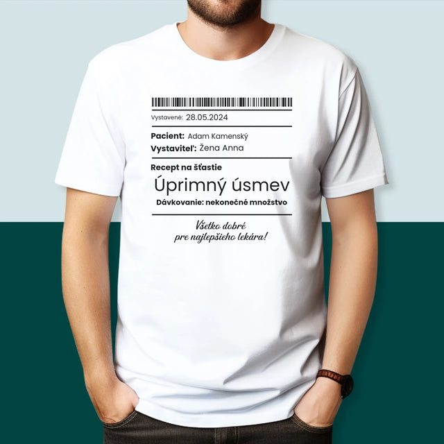 Meno A Podpis: Recept Na Šťastie - Pánske Tričko
