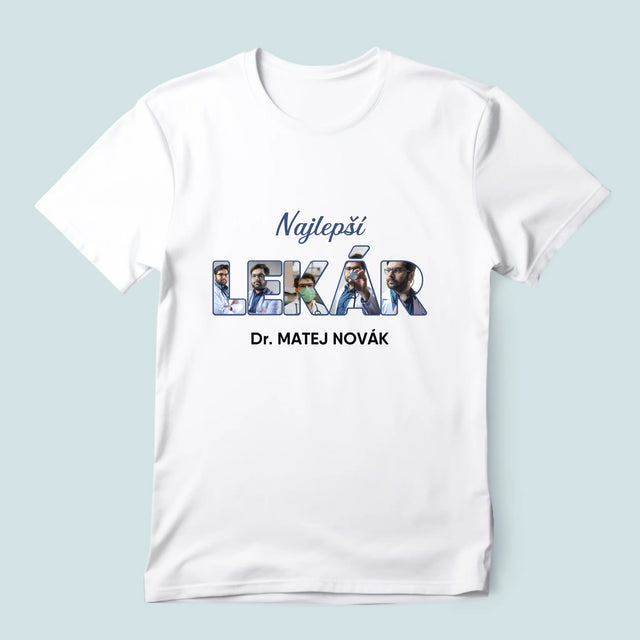 Slovo Z Fotografií: Najlepší Lekár - Pánske Tričko