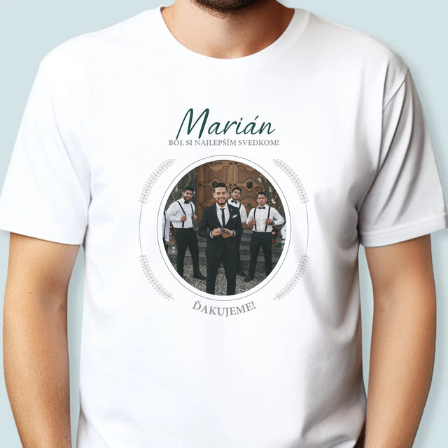 Fotografia A Podpis: Bol Si Najlepším Svedkom - Pánske Tričko