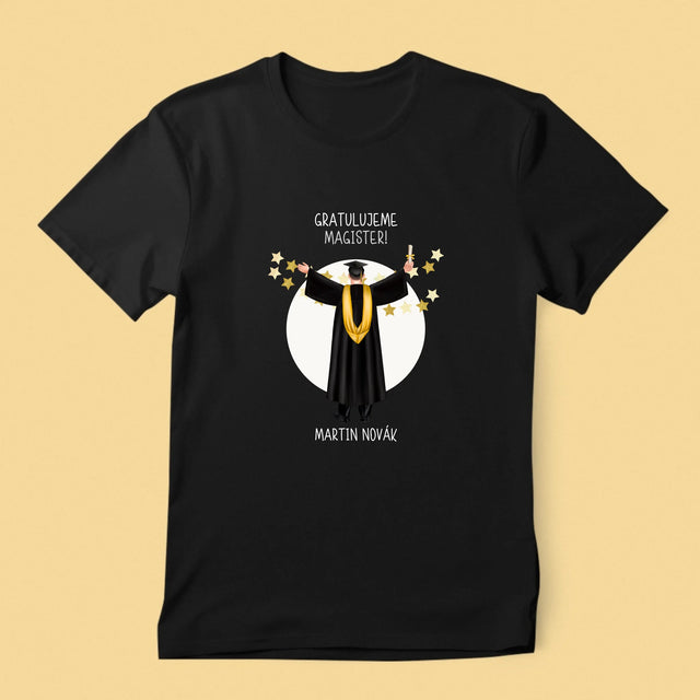 Tvorenie Postavy: Konečne Magister! - Pánske Tričko