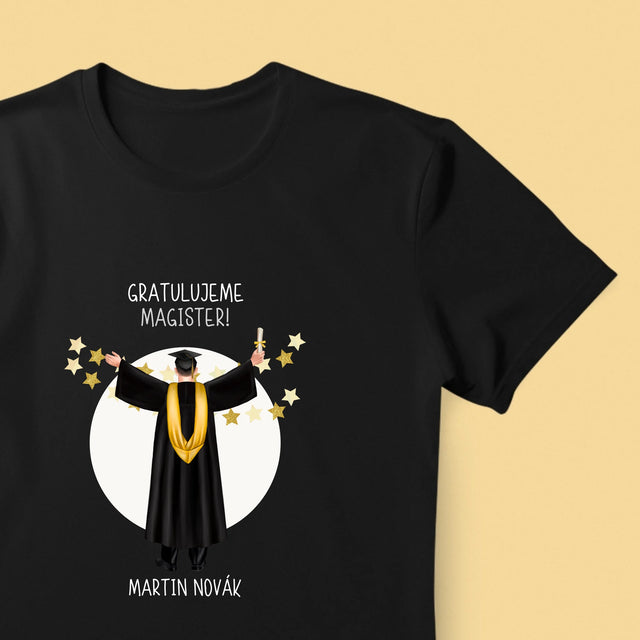 Tvorenie Postavy: Konečne Magister! - Pánske Tričko