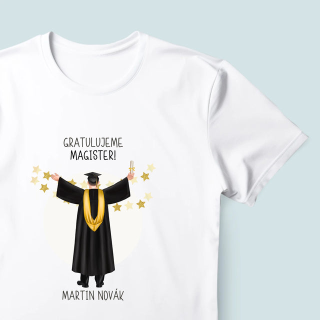 Tvorenie Postavy: Konečne Magister! - Pánske Tričko