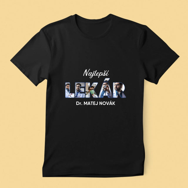 Slovo Z Fotografií: Najlepší Lekár - Pánske Tričko