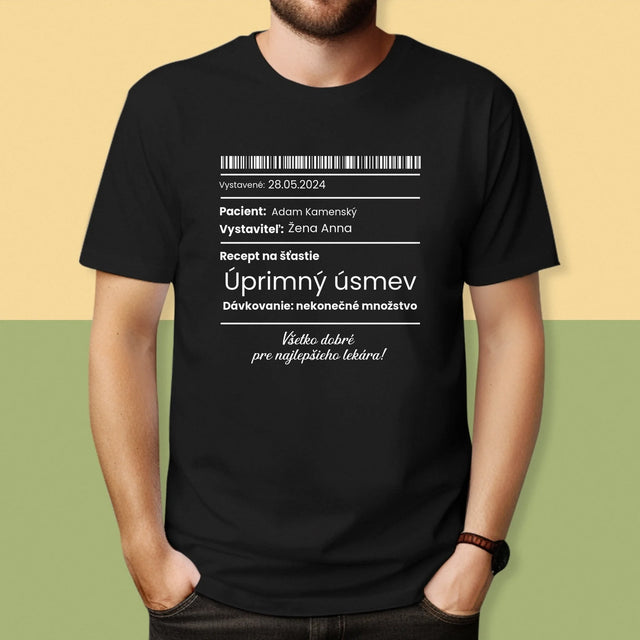 Meno A Podpis: Recept Na Šťastie - Pánske Tričko
