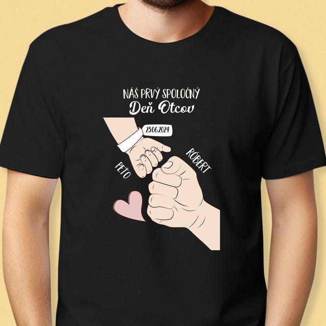 Meno A Podpis: Prvý Spoločný Deň Otcov - Pánske Tričko
