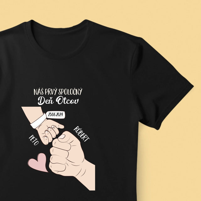 Meno A Podpis: Prvý Spoločný Deň Otcov - Pánske Tričko