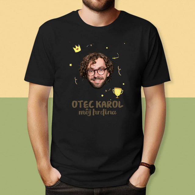 Fotografia A Podpis: Hrdina Otec - Pánske Tričko