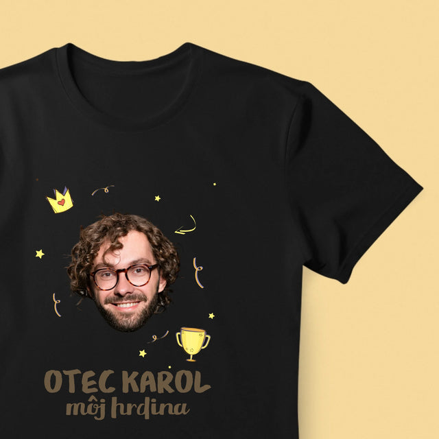 Fotografia A Podpis: Hrdina Otec - Pánske Tričko